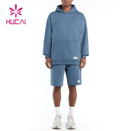 HUCAI High Quality Comfortable Mens Hoodie Private Label Fitness Clothing