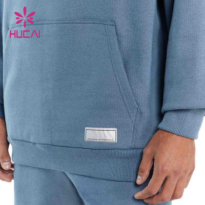 HUCAI High Quality Comfortable Mens Hoodie Private Label Fitness Clothing