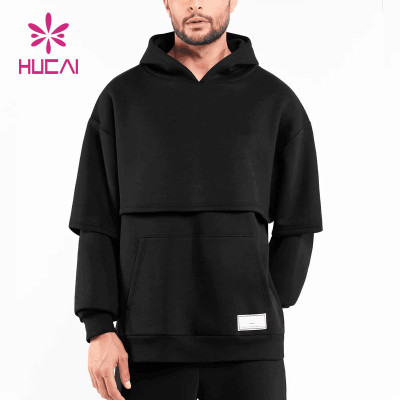 HUCAI High Quality Unique Design Men Hoodie Sportswear Manufacturing Companies