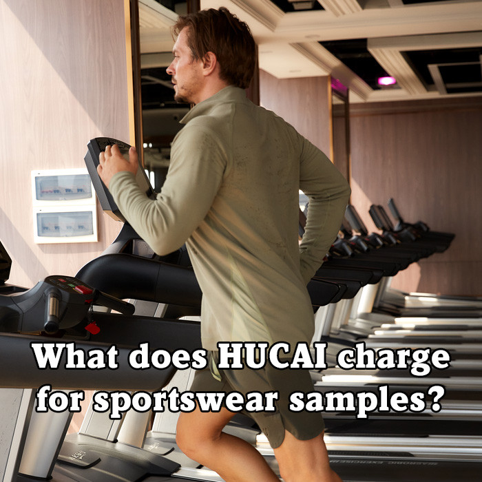 What does HUCAI charge for sportswear samples?