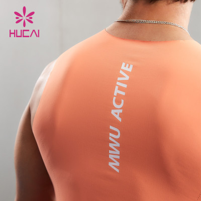 HUCAI OEM Seamless Process Tank Top Laser Cutting Vest China Activewear Manufacturer