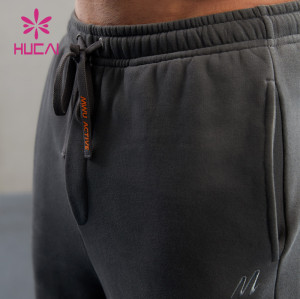 HUCAI ODM Straight Leg Casual Sweatpants Loose Joggers Factory Manufacturer
