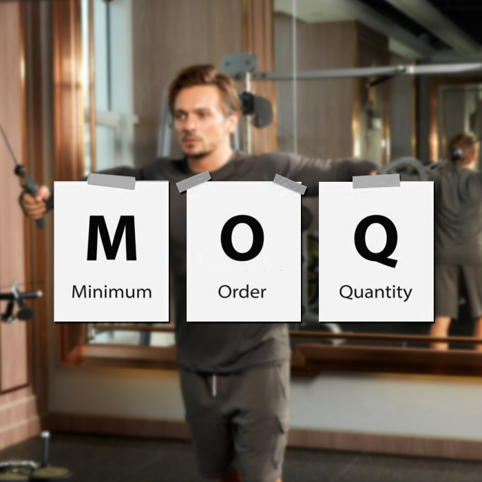 What is the MOQ for the best men's sportswear brand for small Business ?