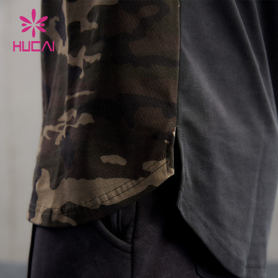 HUCAI OEM ODM Tank Top Ribbing Circular Hem Design Vest China Manufacturer