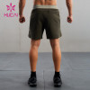 HUCAI Custom Sports Shorts Side Double Pocket Private Brand Workout Wear Supplier