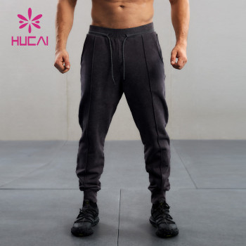 HUCAI ODM Gym Sweatpants Fried Color Fabric Reflective Drawstring Joggers Supplier