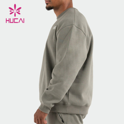 HUCAI Fashionable Gym Sweatshirts Heavyweight Hoodies Manufactured In China