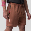 HUCAI Custom Fadded Colors Mens Drawstring Sports Shorts With Zipper Pocket Manufacturer