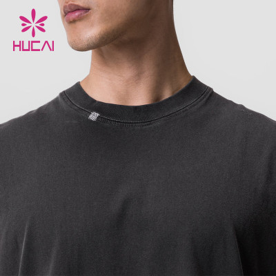 HUCAI Private Label Tank Top New Design Breathable Vest Gym Wear Factory