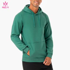 Custom Supplier Private Lightweight Unbrushed Fleece Fabric Mens Sports Hoodies China Factory Manufacturer