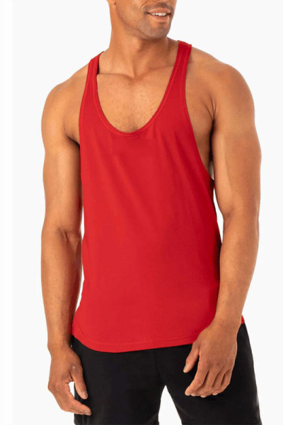 HUCAI Private Label Tank Top New Design Lightweight Mesh Fabric Vest Gym Wear Factory