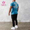 ODM Custom Private Label Gym Screen Printed Fit T Shirts Mens Short Sleeve Gym