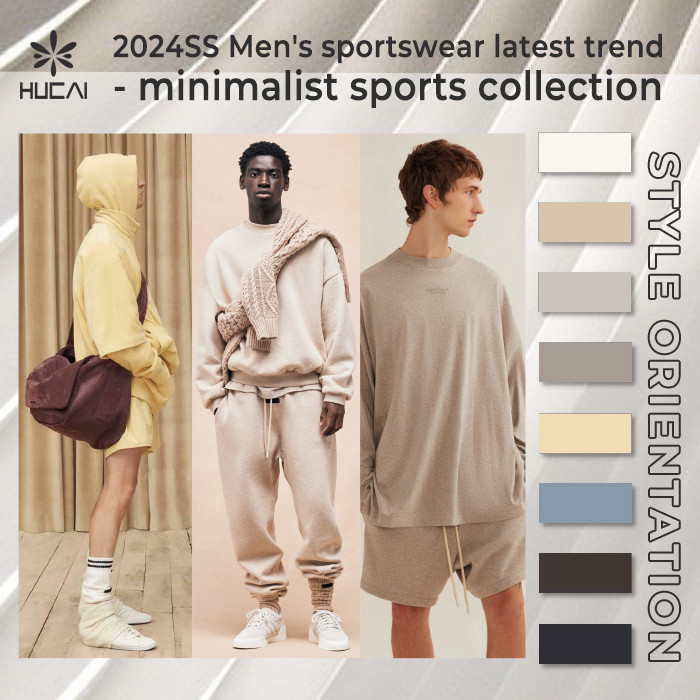 2024SS Men's Sportswear Latest Trend - Minimalist Sports Collection