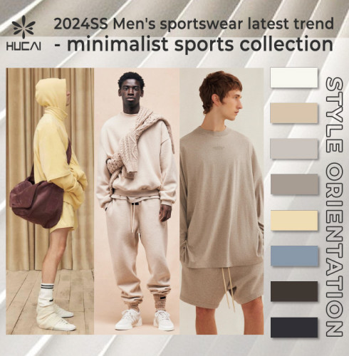 2024SS Men's Sportswear Latest Trend - Minimalist Sports Collection