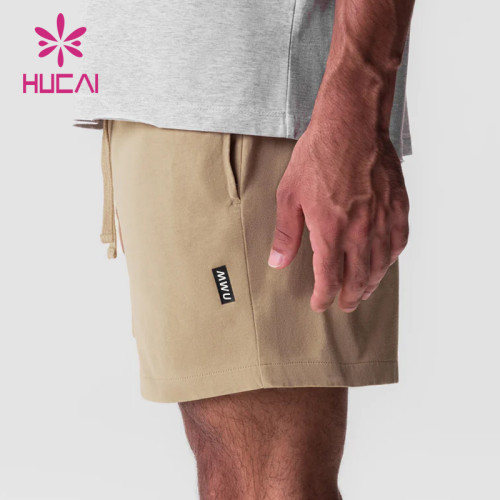 HUCAI OEM Fitness Shorts Mens Standard Fit Sportswear Manufactured In China