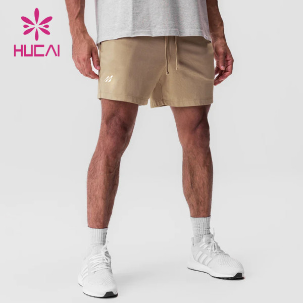 HUCAI OEM Fitness Shorts Mens Standard Fit Sportswear Manufactured In China