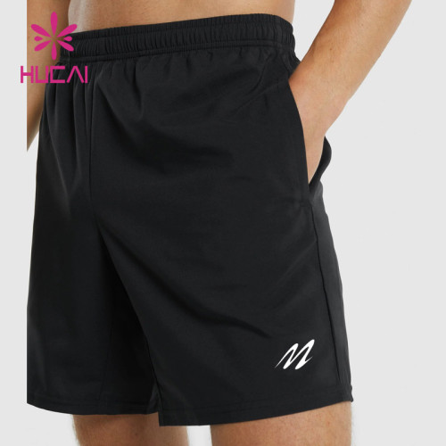 HUCAI OEM ODM Fitness Shorts Quick-Drying Fabric Sporty  Workout Wear Factory
