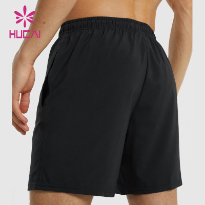 HUCAI OEM ODM Fitness Shorts Quick-Drying Fabric Sporty  Workout Wear Factory