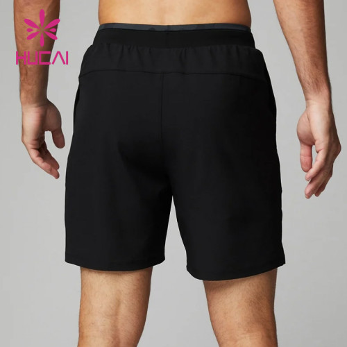 HUCAI ODM Fitness Shorts Quick-Drying Digital Printing 2 in 1 Workoutwear Supplier