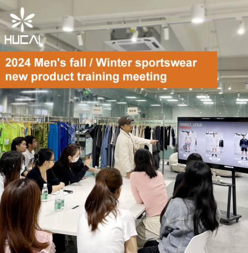 2024 Men's autumn & winter sportswear new product training meeting