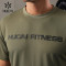 HUCAI OEM Mens Gym T Shirts Beaded Fabric Cooling Sensation Sportswear Factory