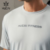HUCAI Custom Sports Shirts Screen Printing Cooling Sensation Mens Gymwear ODM