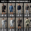 HUCAI OEM Mens Sports Joggers 3D Logo Heat Transfer Sweat Pants Factory China