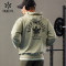 HUCAI ODM Fitness Hoodies Print Sorona Fabric Custom Mens Gymwear Manufacturer