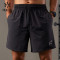 HUCAI OEM Mens Gym Shorts Waterproof Zipper High-frequency Process Sportswear