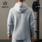 HUCAI ODM Fitness Jackets Air Layer Fabric Invisible Zipper Custom Mens Hoodies