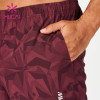 HUCAI ODM Mens Fitness Shorts 5 Inch Sublimation Print Mens Gymwear OEM Seivice