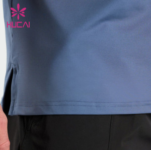 HUCAI OEM Athletic T-shirts Lightweight material Gym Top Activewear Manufacturer