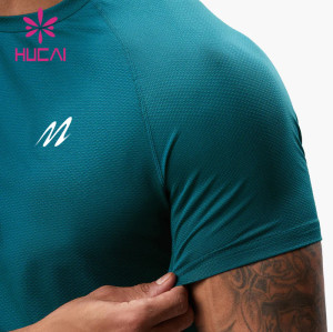 HUCAI OEM Athletic Short Sleeve Moisture Wicking T-shirts Activewear Manufacturer