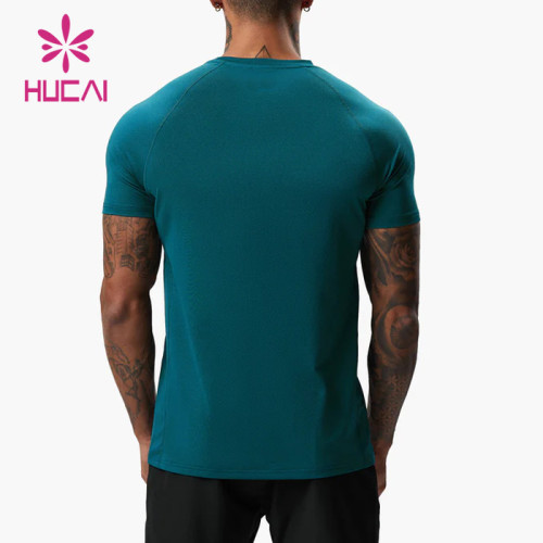 HUCAI OEM Athletic Short Sleeve Moisture Wicking T-shirts Activewear Manufacturer