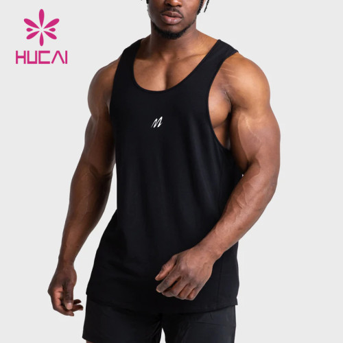 HUCAI ODM Fitness Sleeveless Muscle Tank Tops High Performance Fabric Activewear Manufacturer