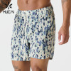 HUCAI OEM Mens Gym Shorts Mesh 2 in1 Polyester printing Custom Activewear Manufacturers