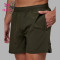 HUCAI OEM Mens Sports Shorts Hidden Zipper Pocket split Hem Custom Activewear Manufacturers