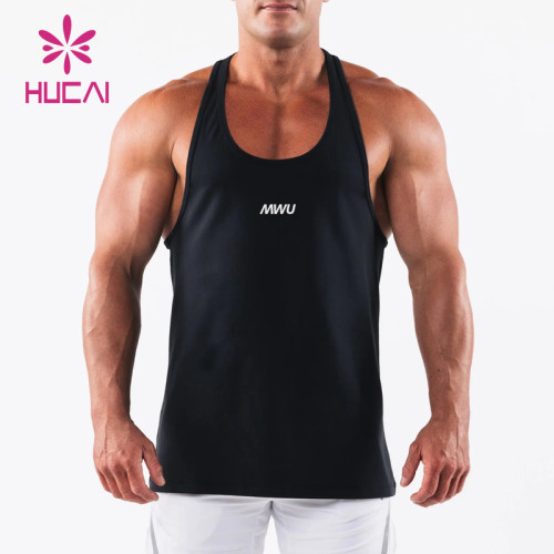 HUCAI ODM Fitness Sleeveless Muscle Tank Tops High Performance Fabric Activewear Manufacturer