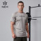 HUCAI OEM Fitness Short Sleeve Structure Design Cotton Polyester Fabric activewear Manufacturer