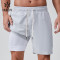 HUCAI OEM Sports Shorts 2 In 1 Zipper Pocket Custom Rivets And Drawstring  Activewear Manufacturer