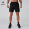 HUCAI OEM Men's Shorts Polyester Spandex Split Hem Reflective Heat Transfer Active Gym Wear Manufacturer