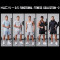 HUCAI OEM Gym Shorts Rubber Zipper Pocket Spliced Waistband 2 in 1 Running Pants Activewear Supplier