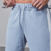 HUCAI OEM Gym Shorts Patchwork Silicone Drawstring Active Athletic Workout Sportswear Manufacturer