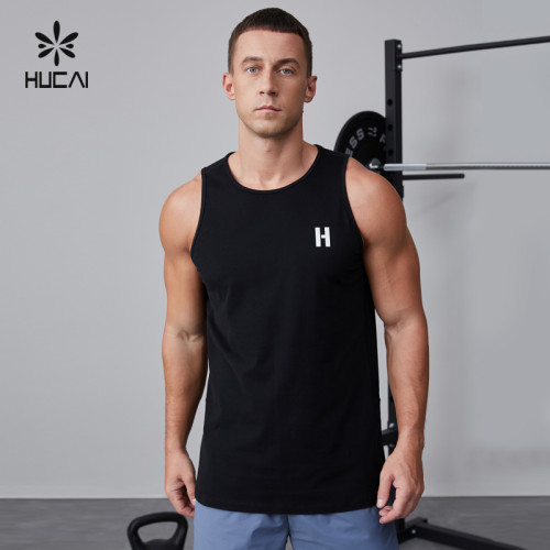 HUCAI OEM Gym Tank Top Lightweight Dry Fit Workout Training Vest Sportswear Manufacturer