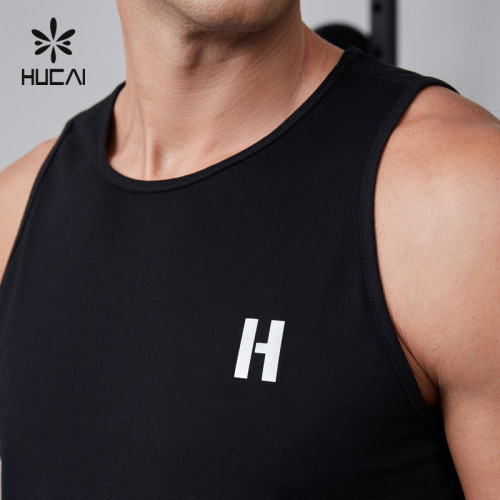 HUCAI OEM Gym Tank Top Lightweight Dry Fit Workout Training Vest Sportswear Manufacturer