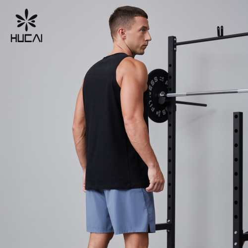 HUCAI OEM Gym Tank Top Lightweight Dry Fit Workout Training Vest Sportswear Manufacturer