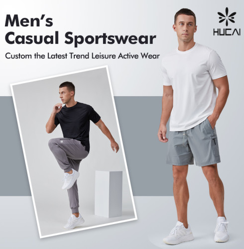 Men’s Casual Sportswear: Custom the Latest Trend Leisure Active Wear