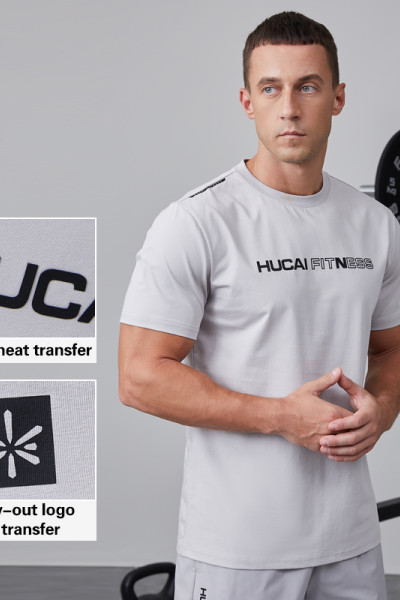 HUCAI Activewear Manufacturer|Custom Sports T Shirt Cotton Spandex Wicking Quick Dry Gym Wear