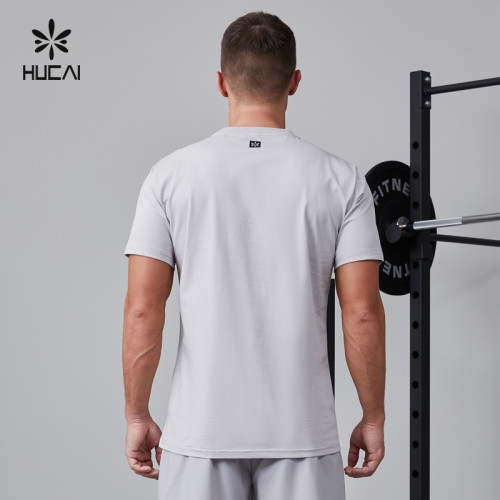 HUCAI Activewear Manufacturer|Custom Sports T Shirt Cotton Spandex Wicking Quick Dry Gym Wear