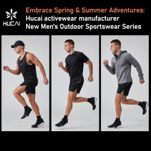 Embrace Spring & Summer Adventures: Hucai activewear manufacturer New Men's Outdoor Sportswear Series